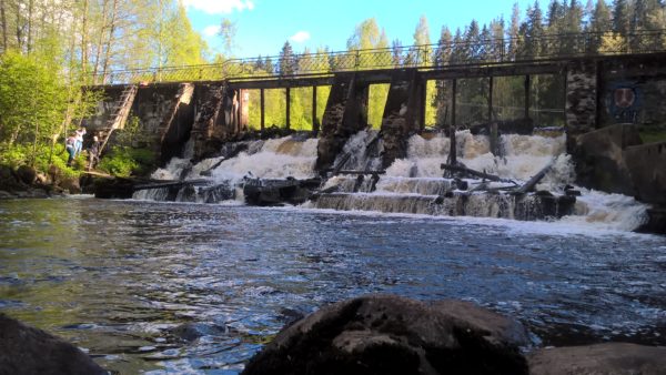 Финская ГЭС на реке Волчья